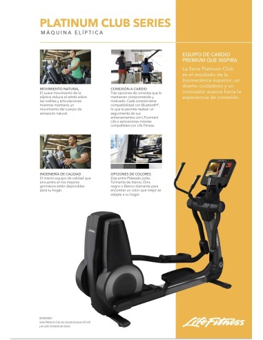Elíptica Life Fitness Platinum Club...