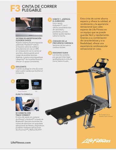 Cinta Life Fitness F3 GO