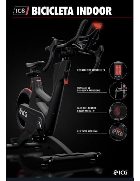 Bicicleta indoor Life Fitness IC8