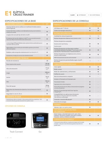 Elíptica Life Fitness E1 GO